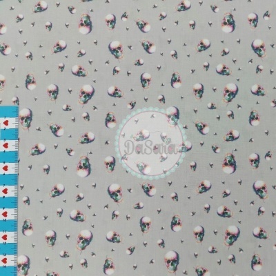Skulls Allover | Grey