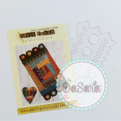 Régua Crazy Embroidery | Petit Patch Atelier