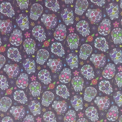 Skulls Allover | Dark Grey