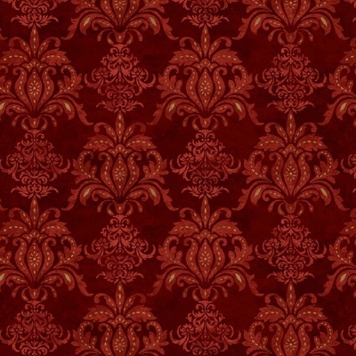 Le Poulet | Damask - Red | Studio e Fabrics