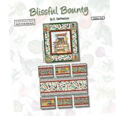 Blissful Bounty | Seed Blocks - White | Blank Quilting💥