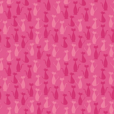 Chloe & Friends | Hot Pink Chloe Silhouette | Riley Blake Designs