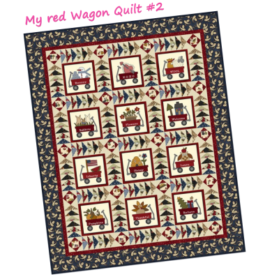 My Red Wagon | Banner Panel | Henry Glass💥