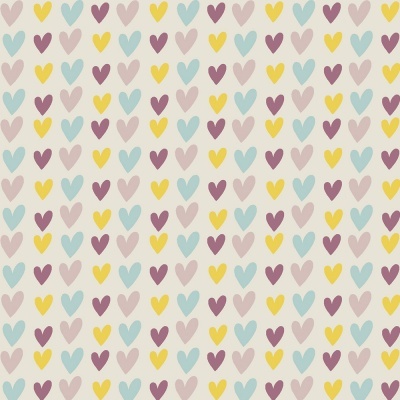 HEARTS :: ROSE | OVER THE RAINBOW | FABRICART