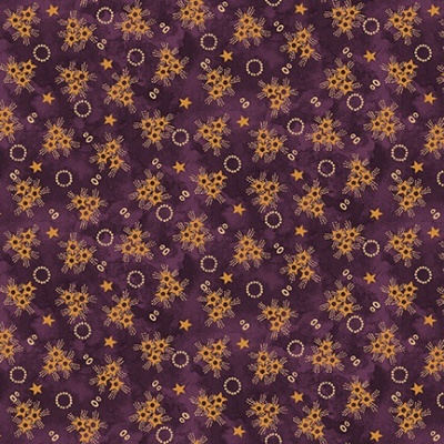 Abby's Treasures | Star Clusters | Purple | Blank Quilting