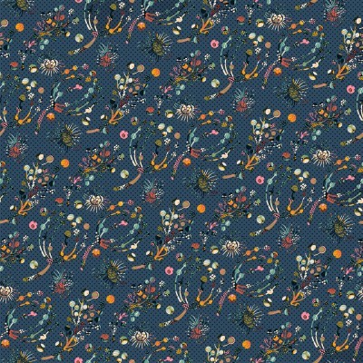 FLORES :: AZUL | CONTEMPORÂNEA | FABRICART