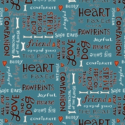 Words | Blue :: All You Need is Love and a Dog | Henry Glass