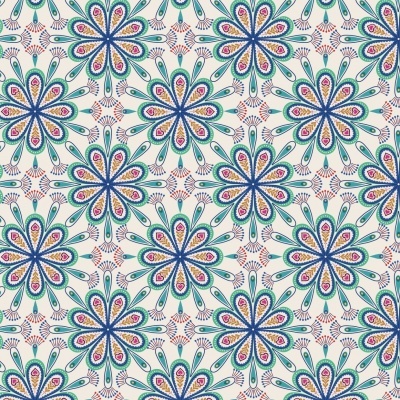 HEART FLORAL | CREAM :: SORAYA | LEWIS and IRENE