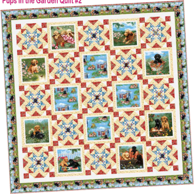 Paw and Bone | Tonal :: Pups in the Garden | Henry Glass