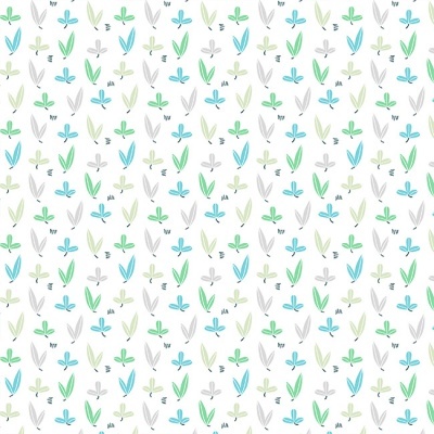 Pousse | Folhas Mint e Branco | Stof