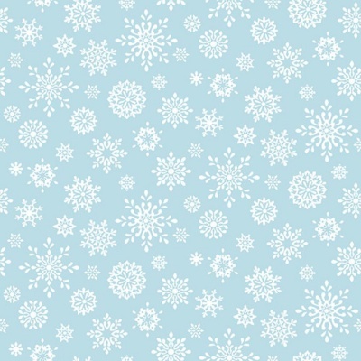 Peace and Goodwill | Snowflake - Light Blue | Studio e Fabrics