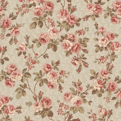 Ruru Bouquet | 2460-14B - Cream | Quilt Gate