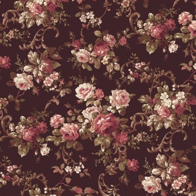 Ruru Bouquet | 2460-12D - Brown | Quilt Gate