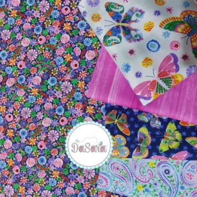 Mini Floral | Pink :: Wonderland | Blank Quilting Mini Floral | Pink :: Wonderland | Blank Quilting