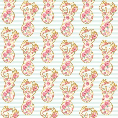 Just Saying | Deer - Mint | Riley Blake Designs