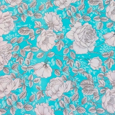Floral Printed - Blue