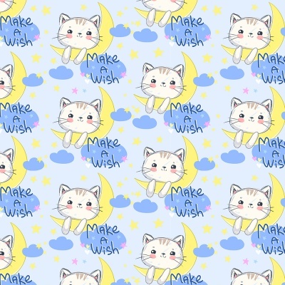 Make a Wish :: Cat Lovers | Fabricart