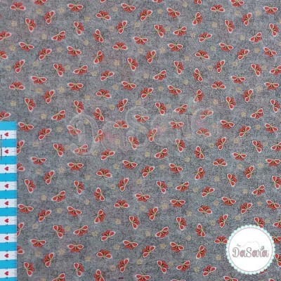 BUTTERFLIES ON GRAY | NARUMI :: DIGITAL PRINT | BLANK QUILTING