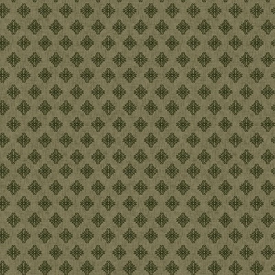 SCROLL DIAMONDS | GREEN :: BARN DANCE | BLANK QUILTING