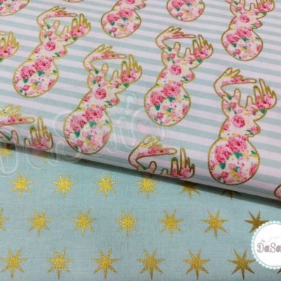 Just Saying | Star - Mint | Riley Blake Designs