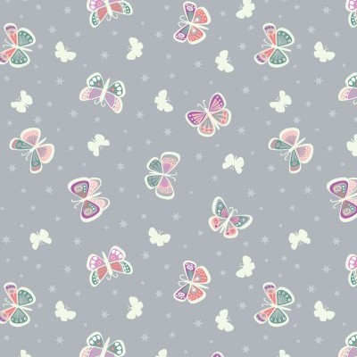 FAIRY NIGHTS :: BUTTERFLY | LIGHT GREY