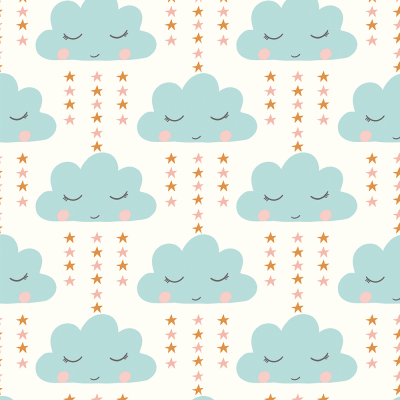 Chuva De Estrela :: Azul | Brilha Estrelinha | Fabricart