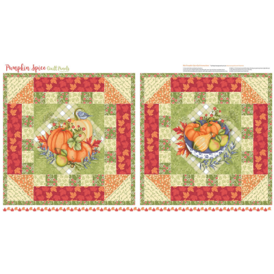 Pumpkin Spice | Panel Mini Quilt | Studio E Fabrics