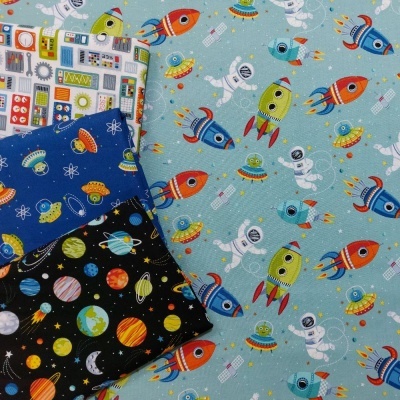 Outer Space | Scatter - Blue | Makower UK