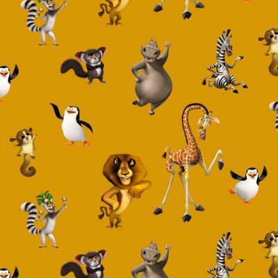 Fat Quarter | Madagáscar - Personagens | Ocre
