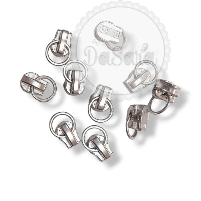 Cursor com Argola para fecho zipper malha 5 | Cose
