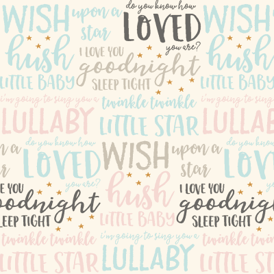 LITTLE STAR :: CREME | BRILHA ESTRELINHA | FABRICART