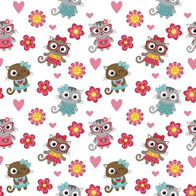 Cute Kittens:: Cat Lovers | Fabricart