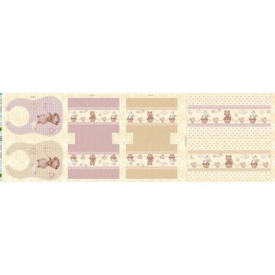 Painel Necessaire e Babete - Rosa | Denise Sá