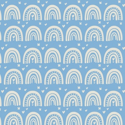 RAINBOW :: BLUE | OVER THE RAINBOW | FABRICART