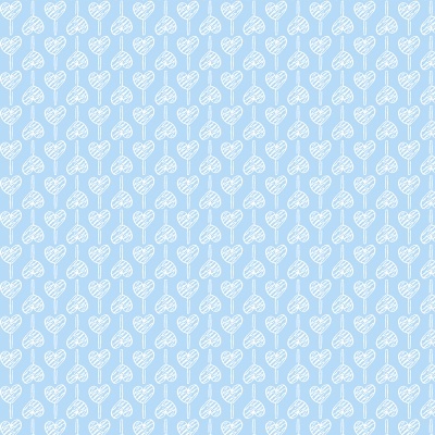 Pirulito de Corações Azul Bebé | Basics Baby | Fabricart