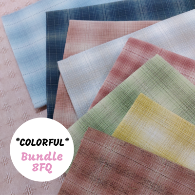 Bundle *Colorful* - 8 FQ | Tramado Japonês