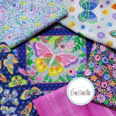 Panel Butterfly Blocks | Wonderland | Blank Quilting Panel Butterfly Blocks | Wonderland | Blank Quilting