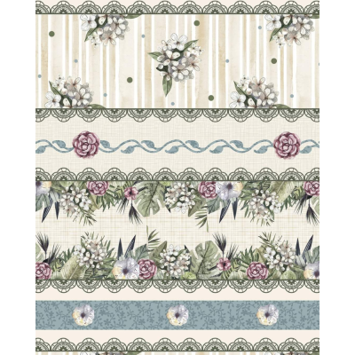 Barrado Floral Campestre | Fuxicos e Fricotes