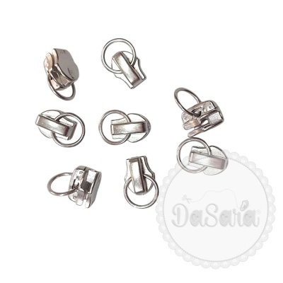 Cursor com Argola para fecho zipper malha 3 | Cose