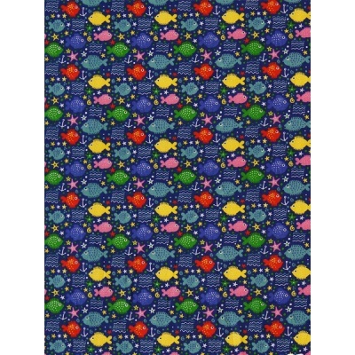 MAR AZUL :: MERMAIDS | FABRICART