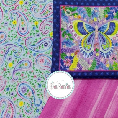 Washy Stripe | Pink :: Wonderland | Blank Quilting