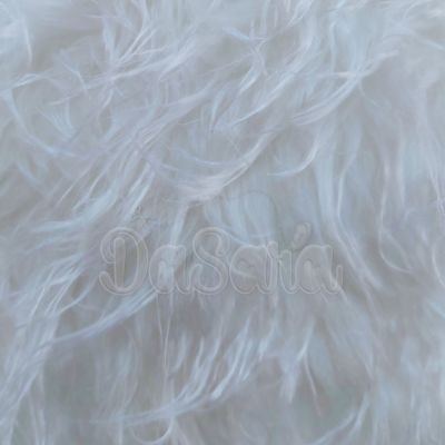 Tecido Pelo Comprido | Sintético | Branco