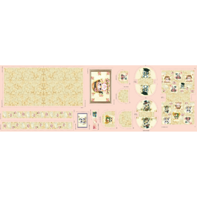 Painel Bolsa Corujinhas | Estilotex