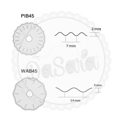 Lâmina Ondulada | 45mm | Olfa Lâmina Ondulada | 45mm | Olfa