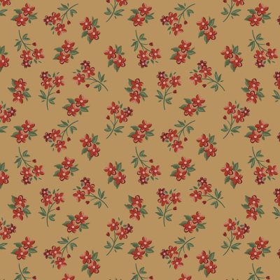 Mini Floral - Caramelo | Fuxicos e Fricotes