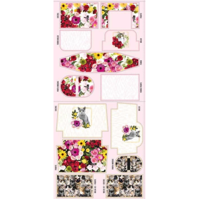 Painel Necessaire | Cats and Flowers💥