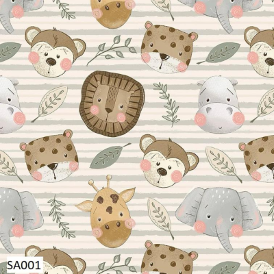 Bundle 1 "SAFARI" - 5 FQ | Fuxicos e Fricotes