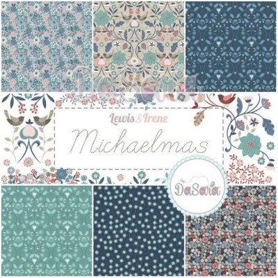 MULTI FLORAL :: LIGHT BLUE | MICHAELMAS | LEWIS&IRENE