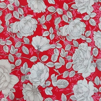 Floral Printed - Red
