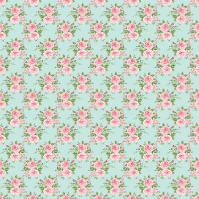 ROSAS GRANDES :: ACQUA | SHABBY CHIC | FABRICART